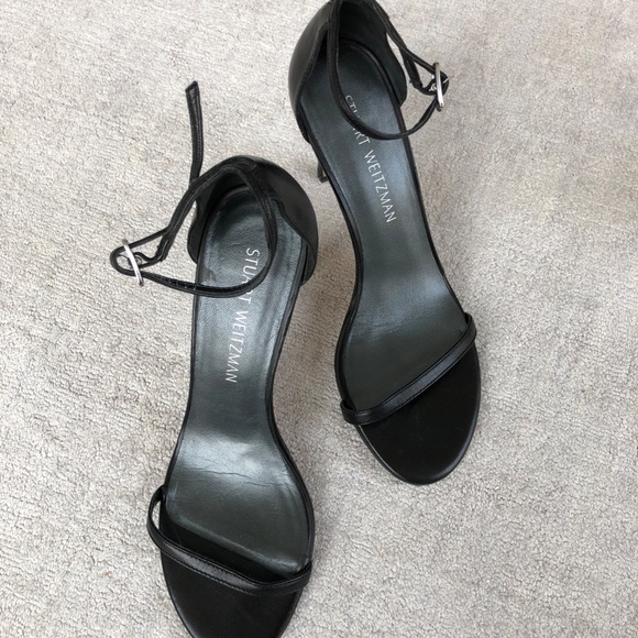 Stuart Weitzman black leather sandals in great condition - Picture 3 of 9